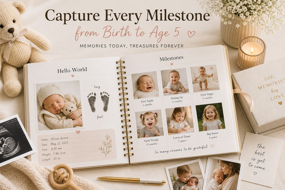 Best Baby Memory Book Ideas to Capture Every Milestone (From Birth to Age 5)