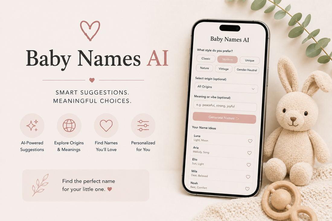 Baby Names AI: A Smarter Way to Find the Perfect Baby Name