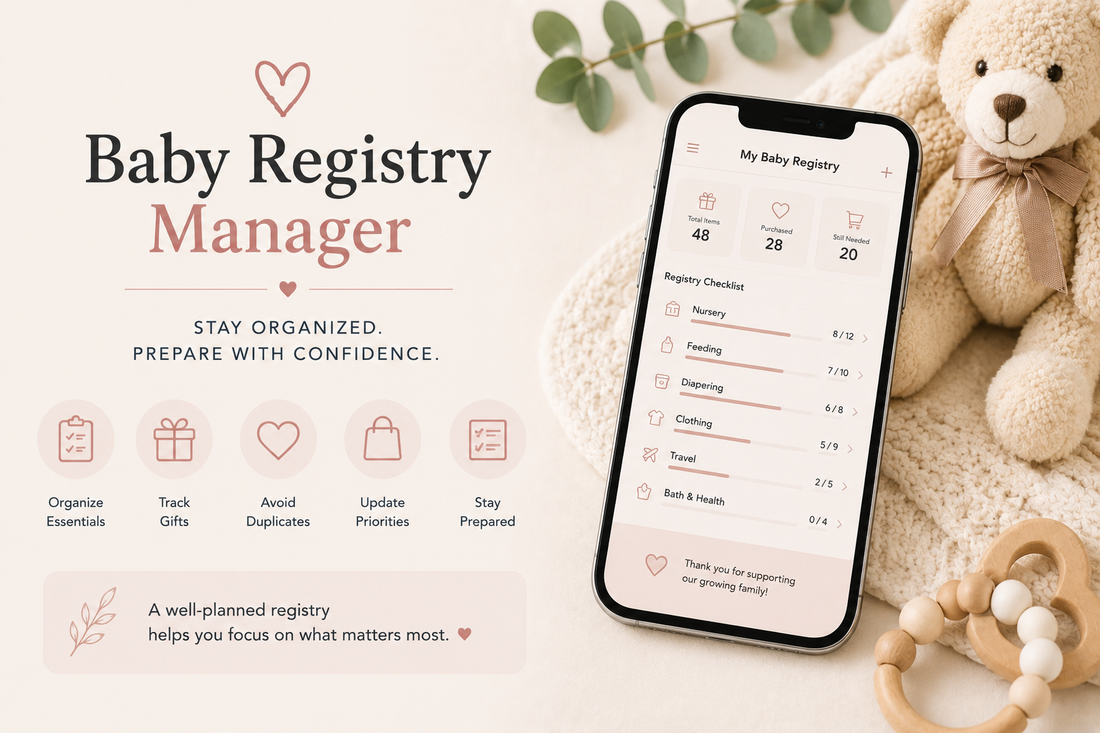 Baby Registry Manager: How to Organize Your Baby Registry Stress-Free