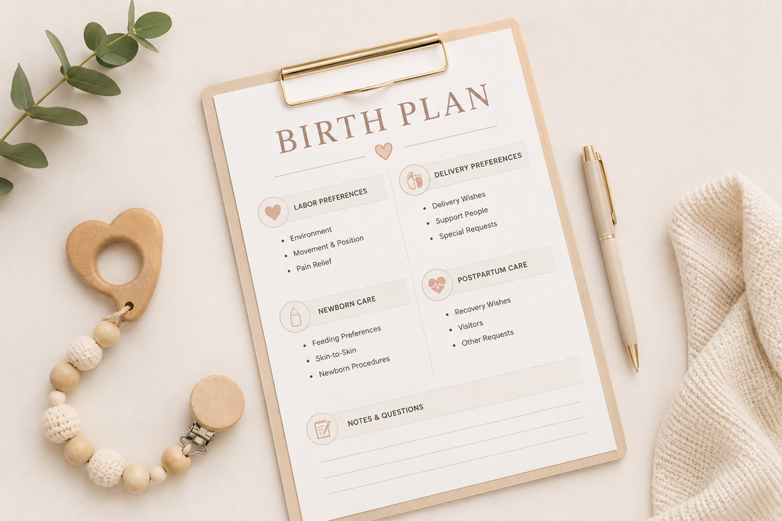 Birth Plan Template for First Time Moms