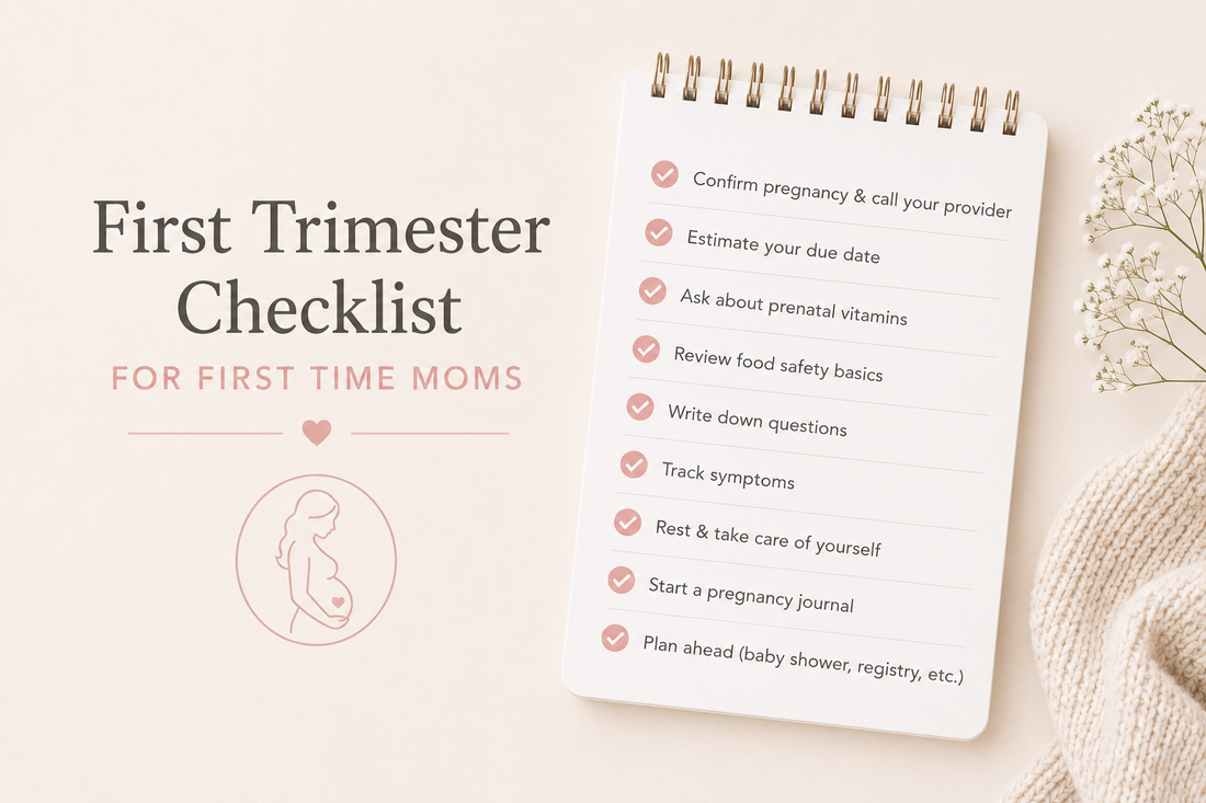 First Trimester Checklist for First Time Moms