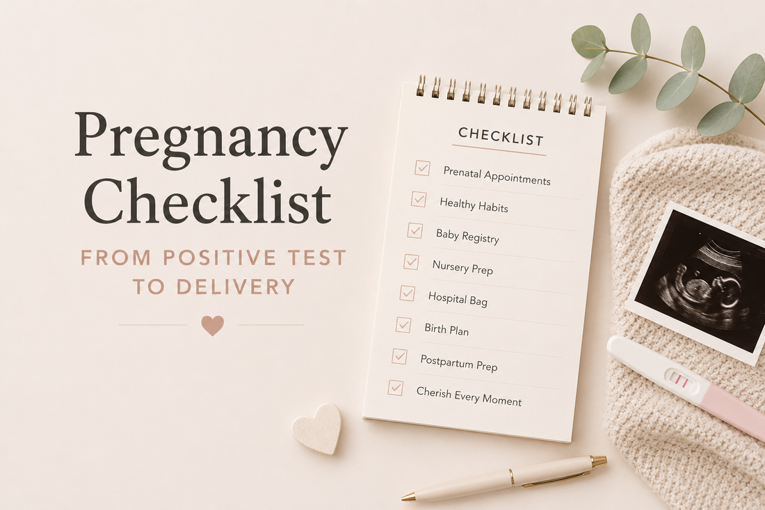 Pregnancy Checklist From Positive Test to Delivery