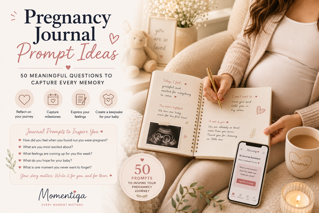 Pregnancy Journal Prompt Ideas: 50 Meaningful Questions to Capture Every Memory