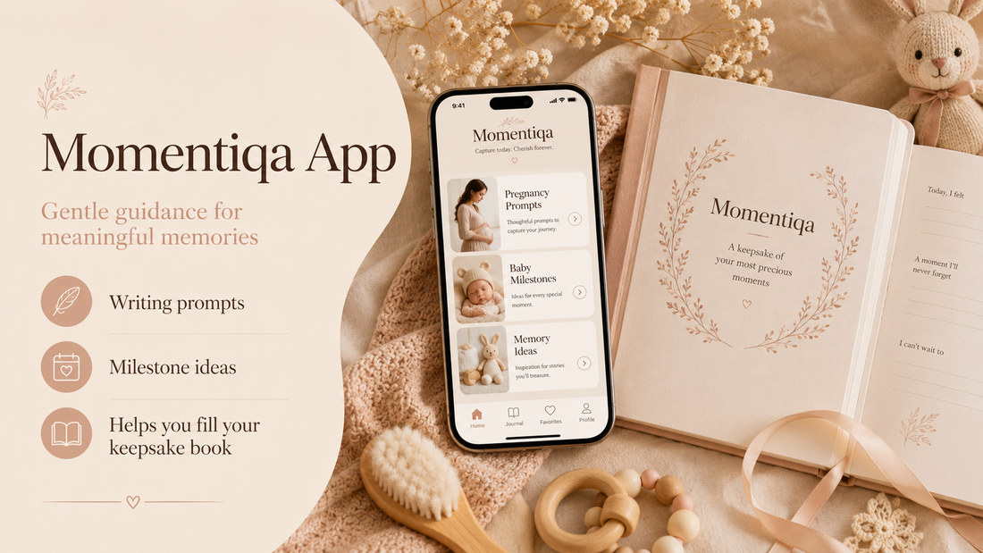 How the Momentiqa App Helps You Fill Your Pregnancy Journal and Baby Memory Book