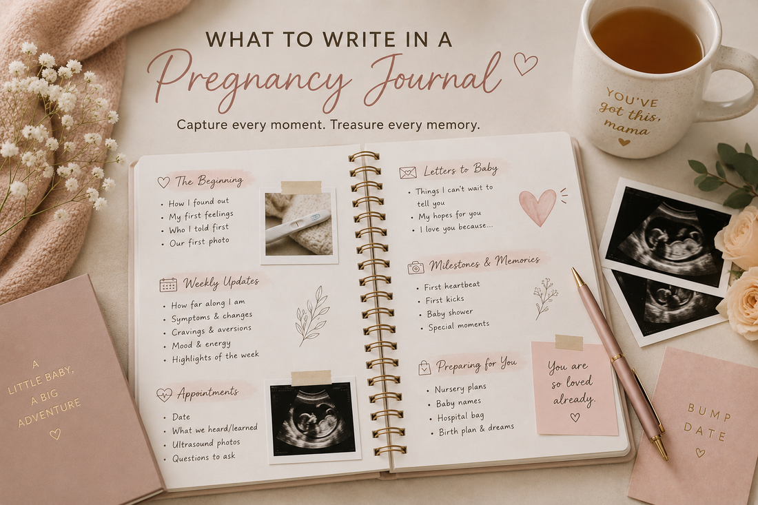 What to Write in a Pregnancy Journal | Momentiqa