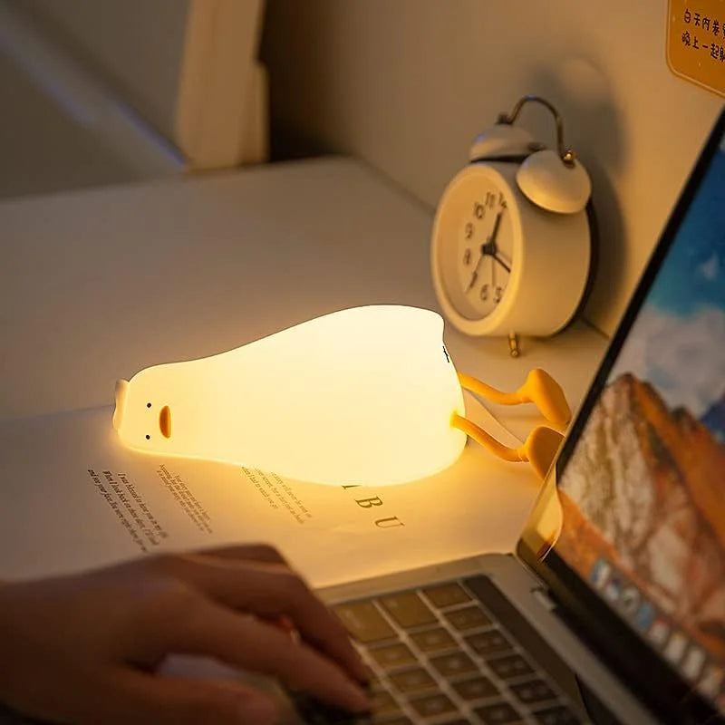 Rechargeable Silicone Nursery Night Light with Timer