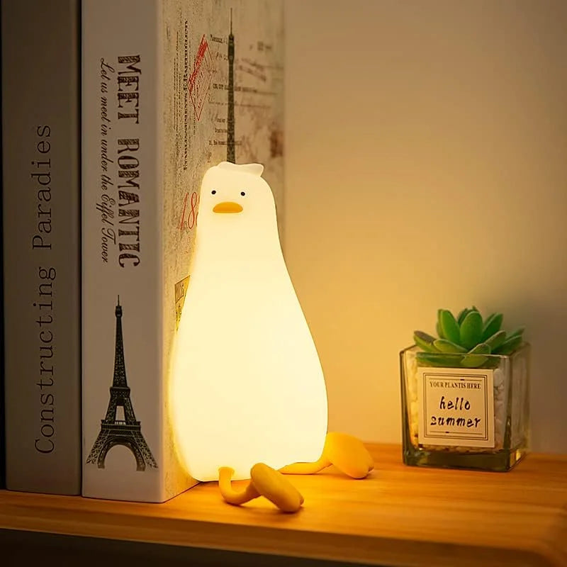 Rechargeable Silicone Nursery Night Light with Timer