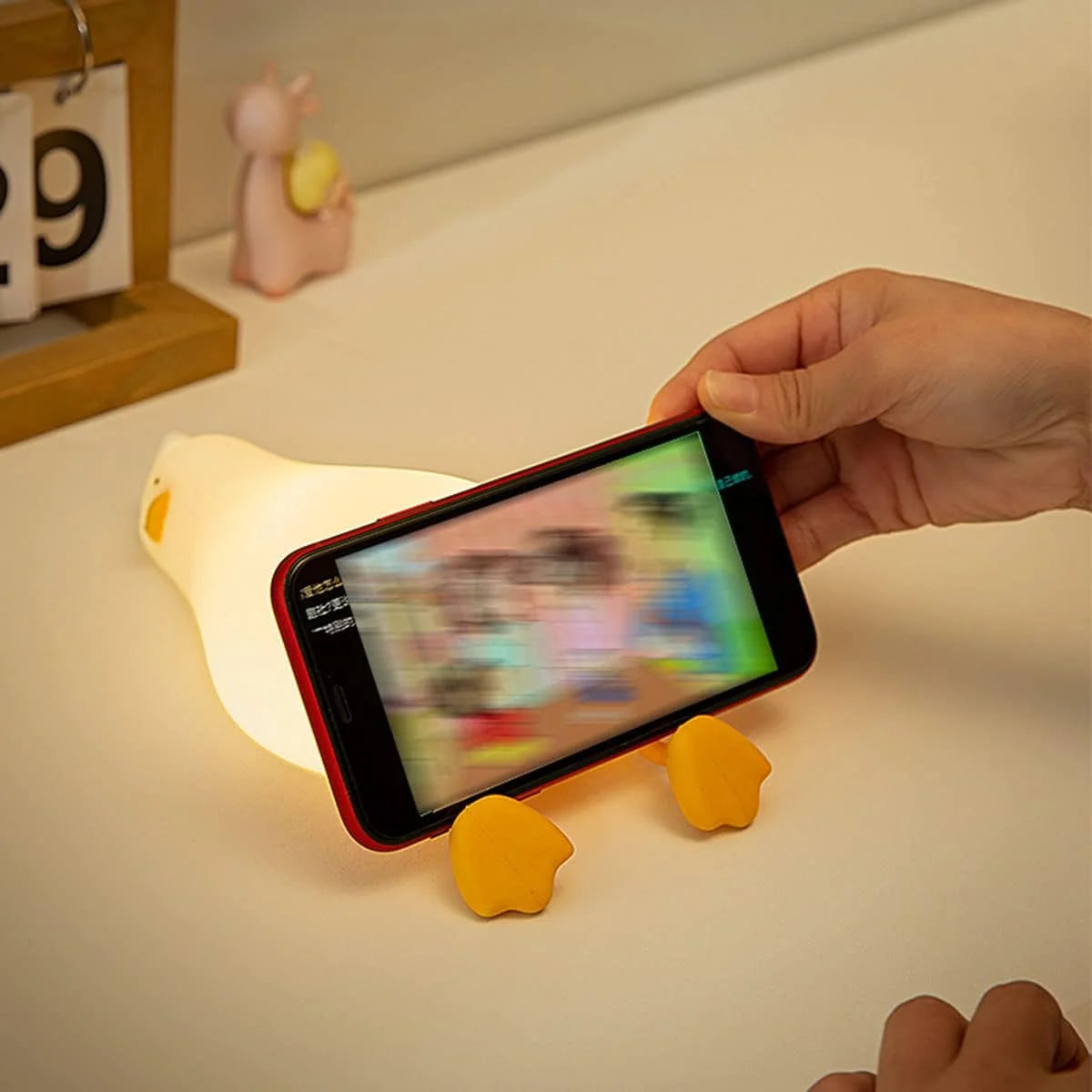 Rechargeable Silicone Nursery Night Light with Timer