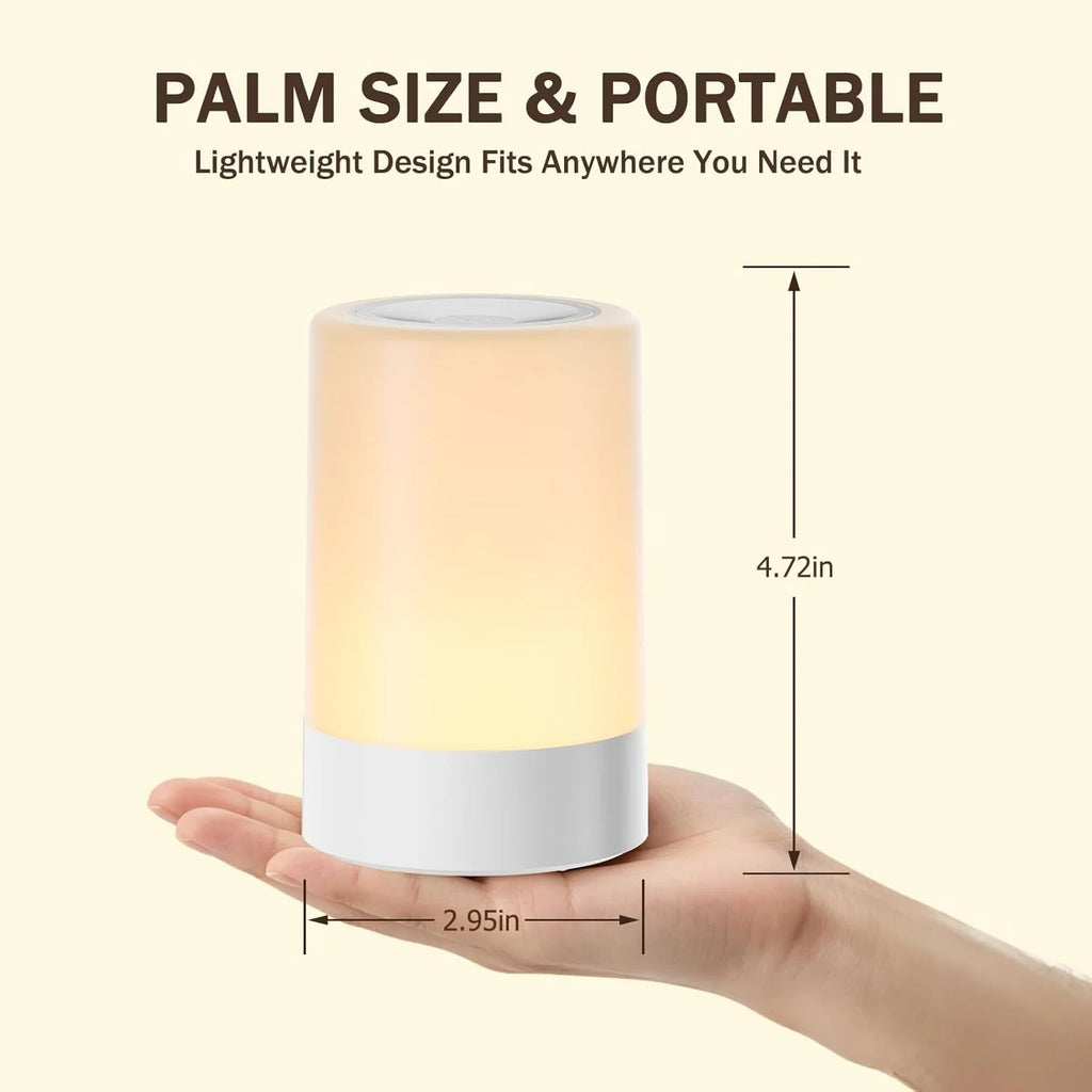 Rechargeable Touch Nursery Night Light with Brightness Memory