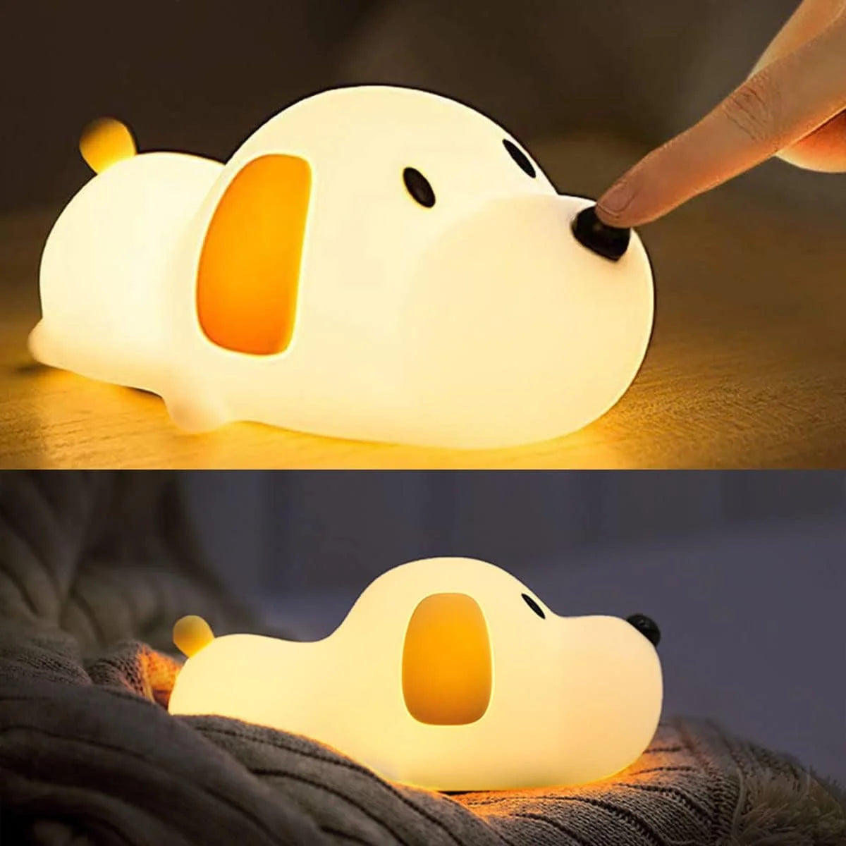 Rechargeable Silicone Nursery Night Light with Timer