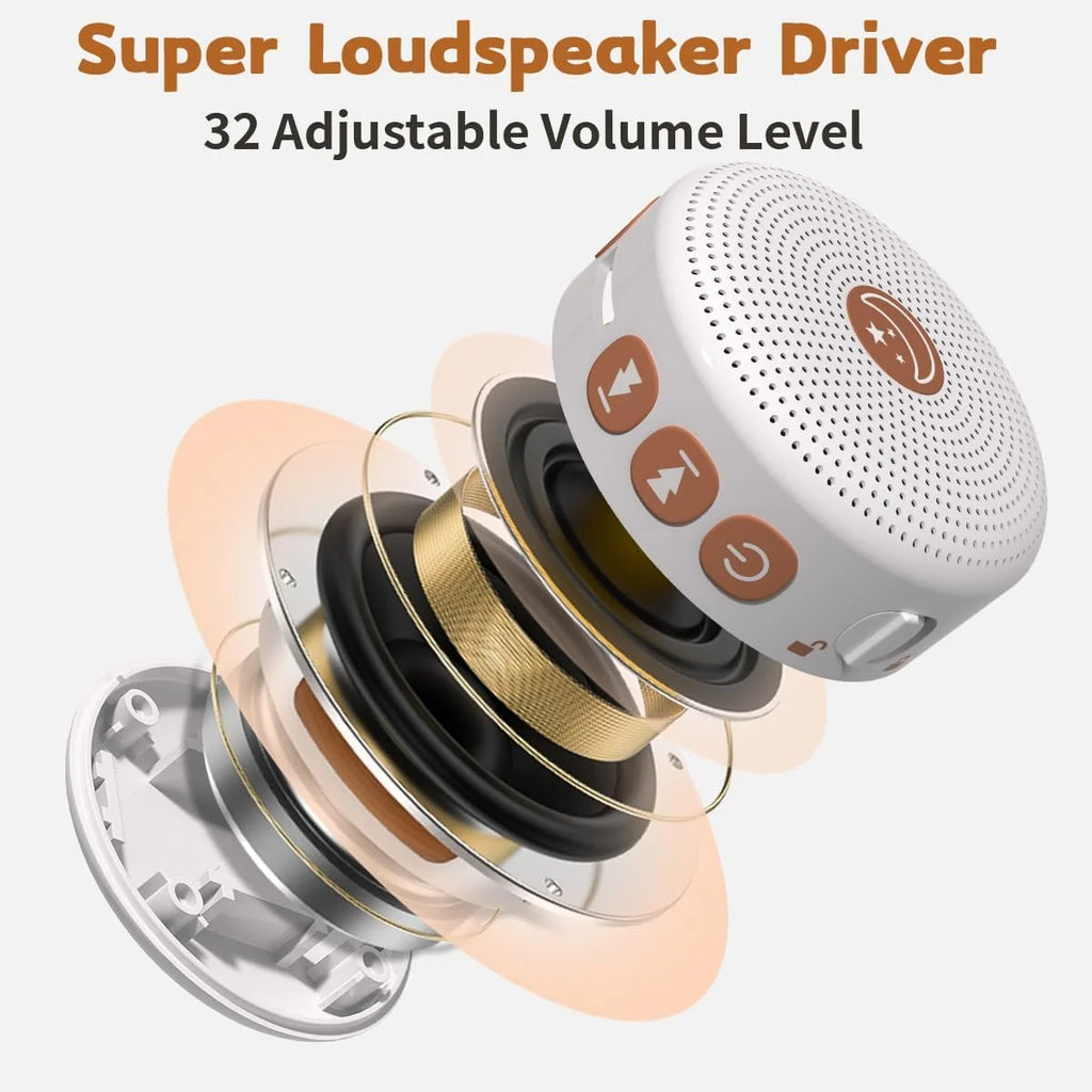 Portable White Noise Sound Machine with 30 Soothing Sounds