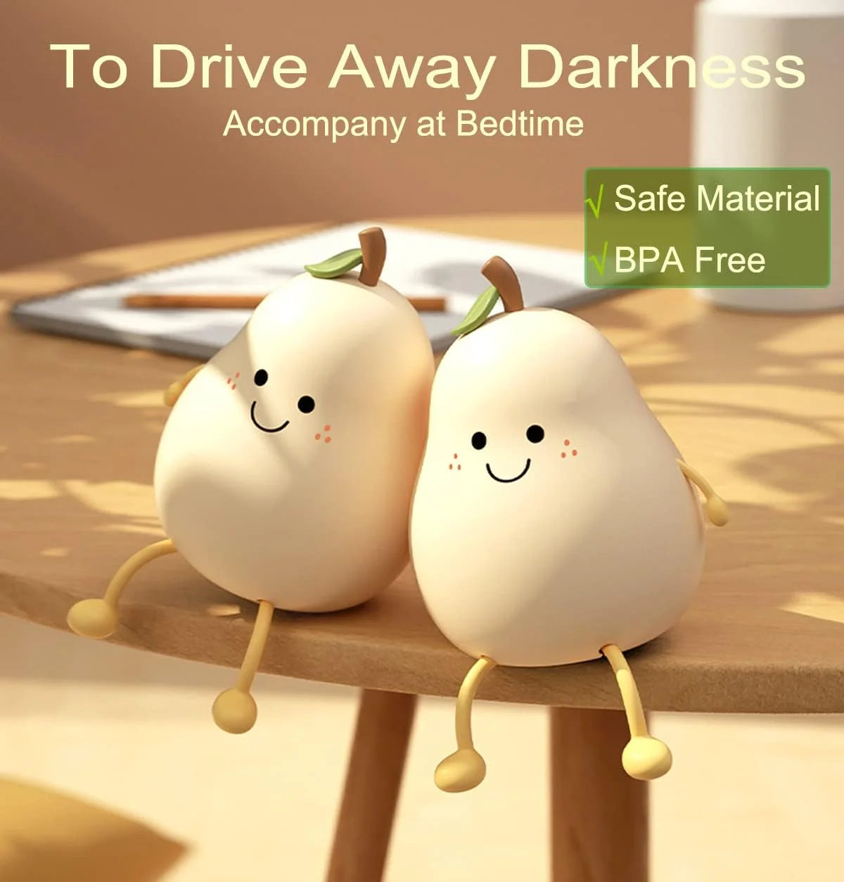 Rechargeable Silicone Nursery Night Light with Timer