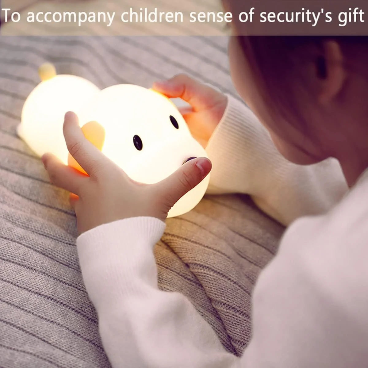 Rechargeable Silicone Nursery Night Light with Timer