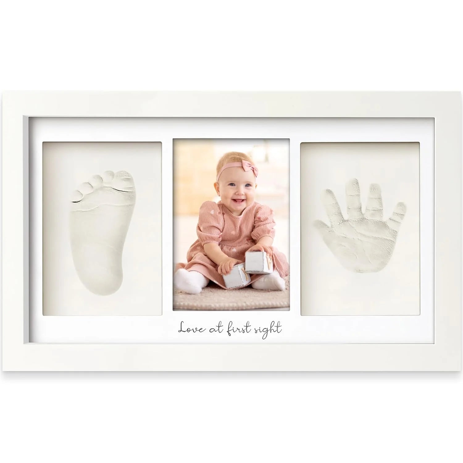 Baby Hand & Footprint Keepsake Frame