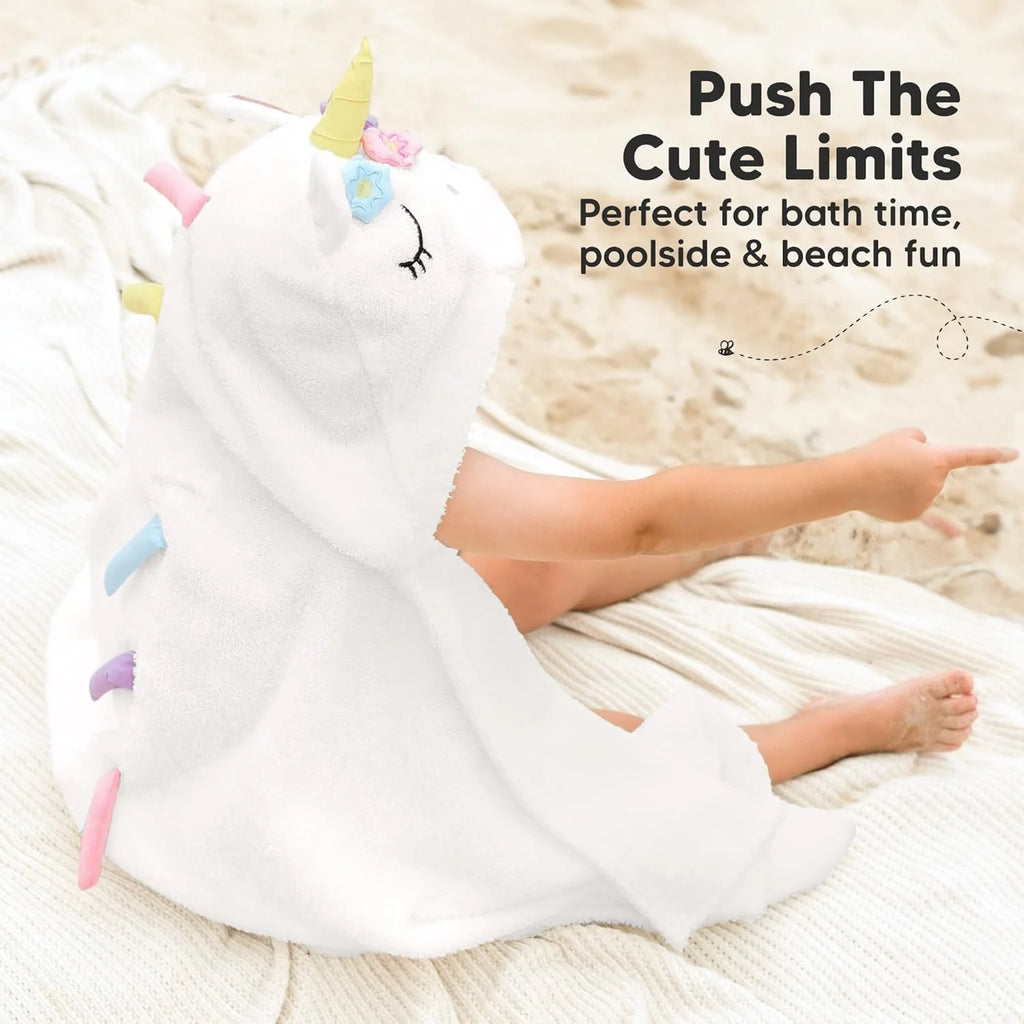 Organic Hooded Baby Bath Towel with Hood