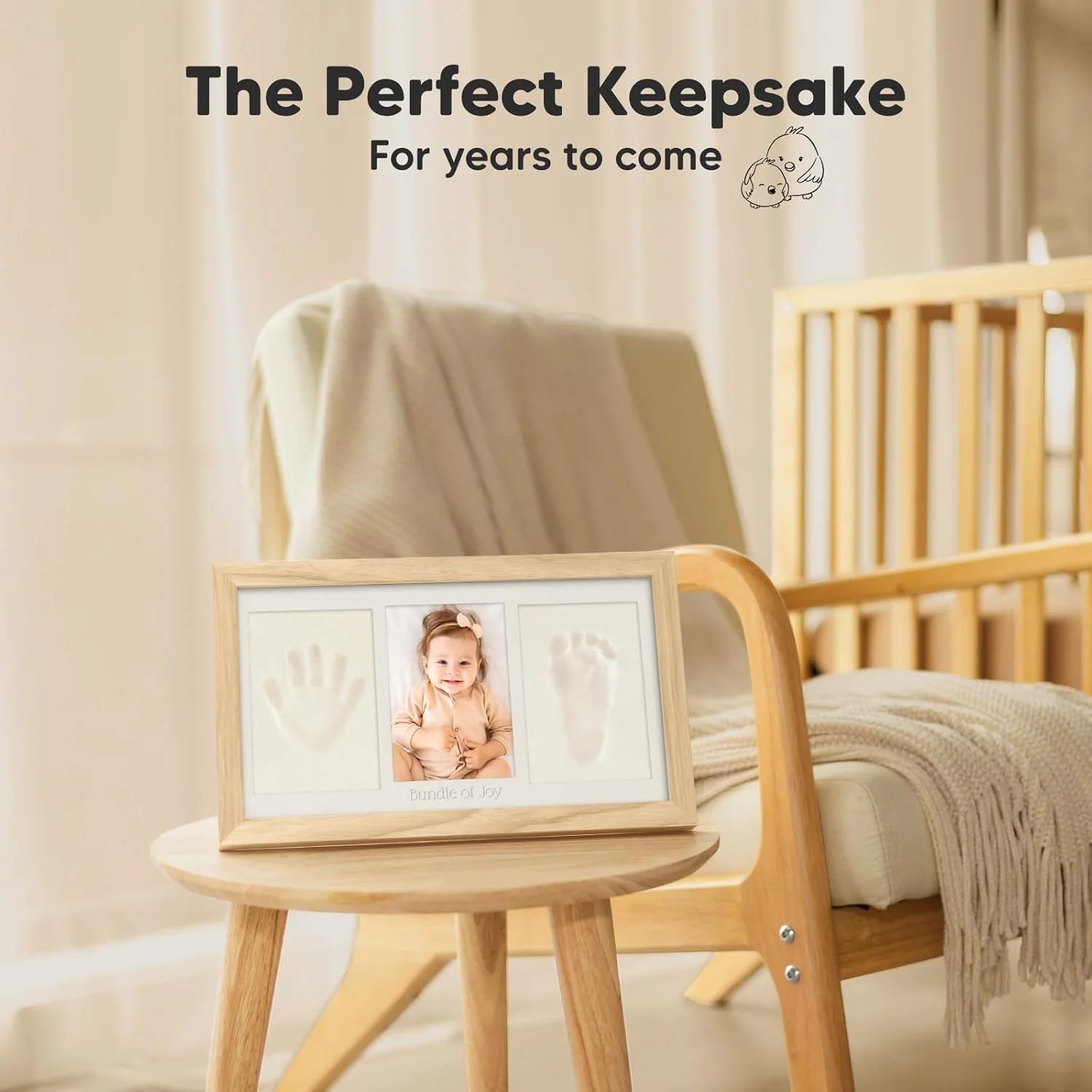 Baby Hand & Footprint Keepsake Frame