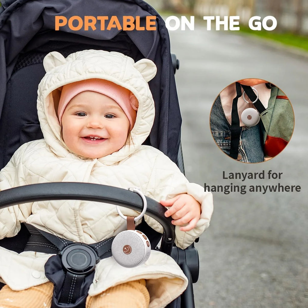 Portable White Noise Sound Machine with 30 Soothing Sounds