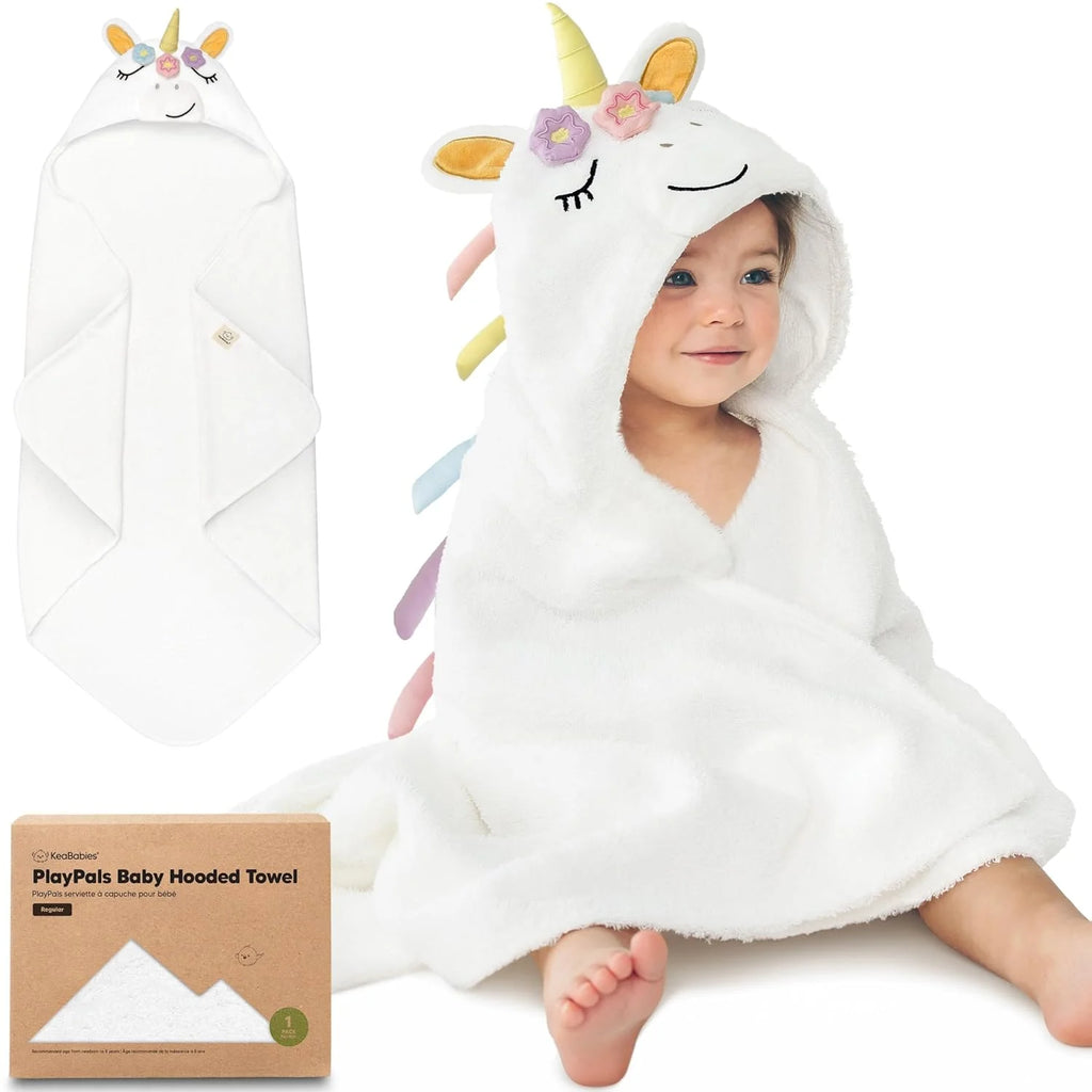 Organic Hooded Baby Bath Towel with Hood