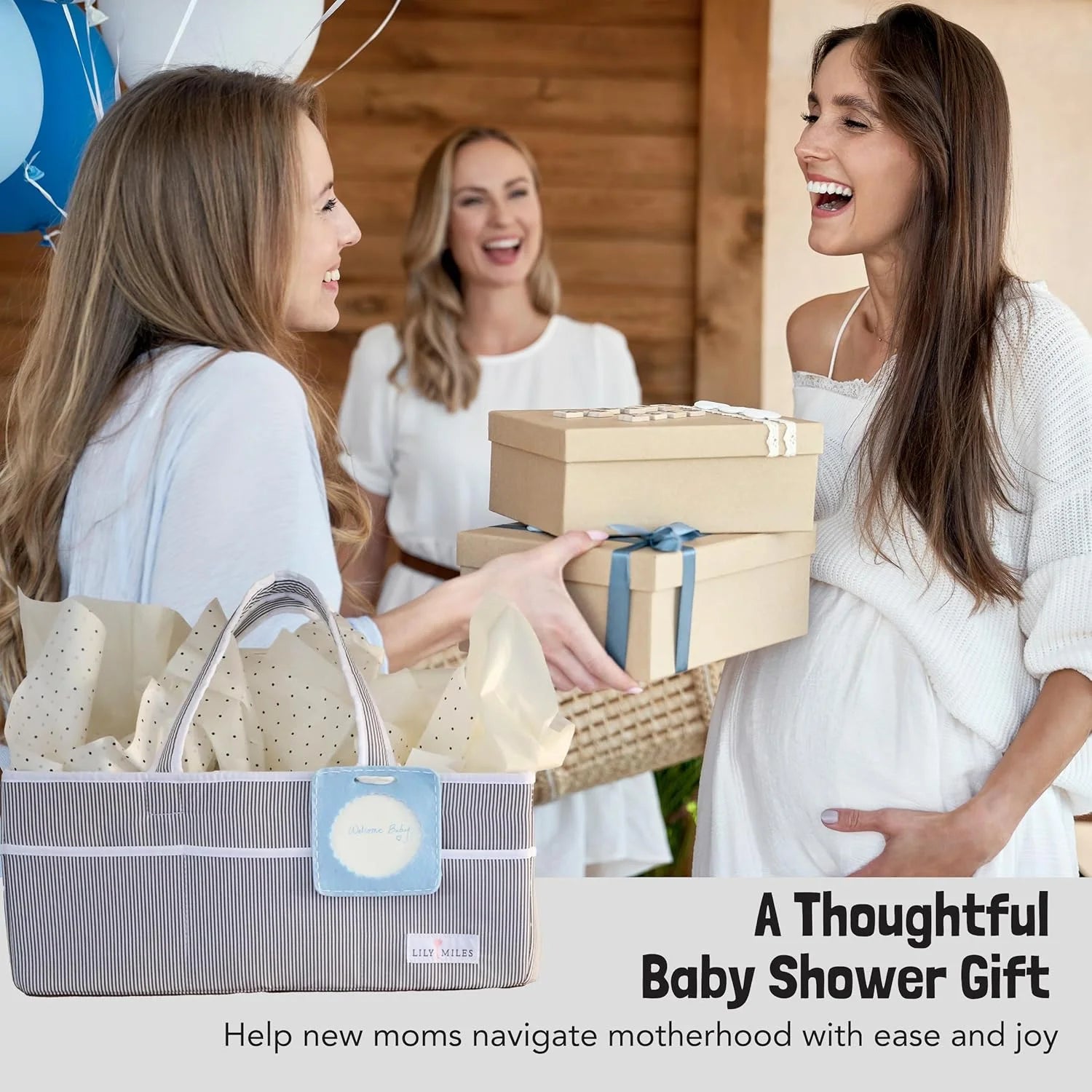 Lily Miles Baby Diaper Caddy Organizer
