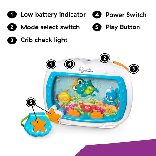 Baby Einstein Sea Dreams Musical Crib Soother