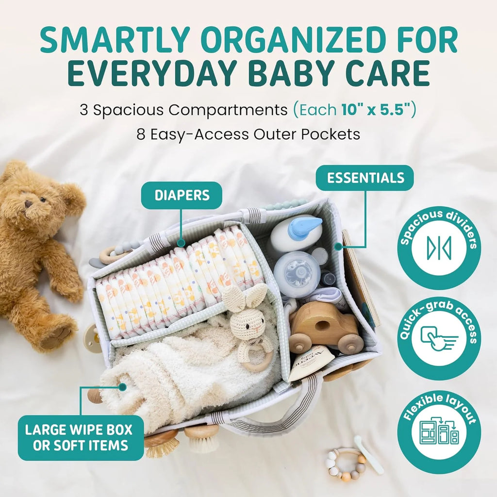 Lily Miles Baby Diaper Caddy Organizer