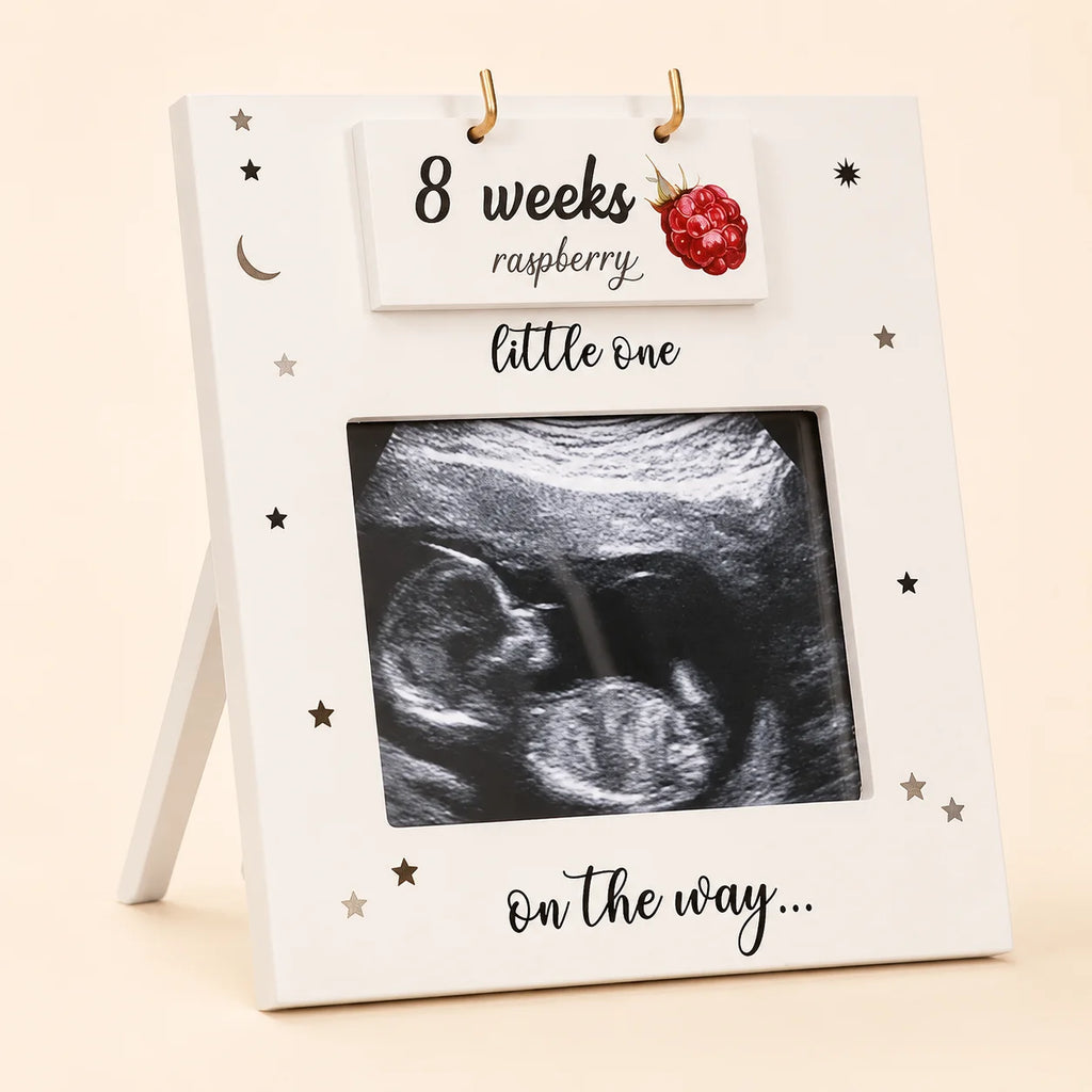 Pregnancy Milestone Cards with Weekly Fruit & Vegetable Baby Size Guide