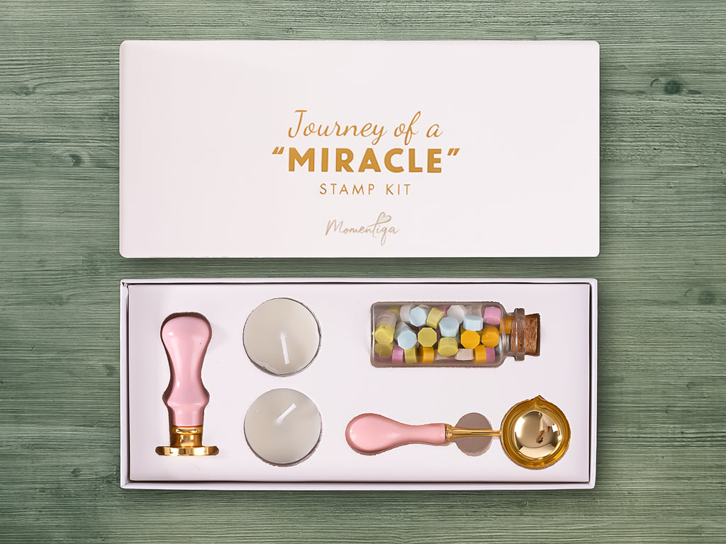 Baby Memory Book Gift Set – Birth to Age 5 Scrapbook with Keepsake Box & Footprint Kit