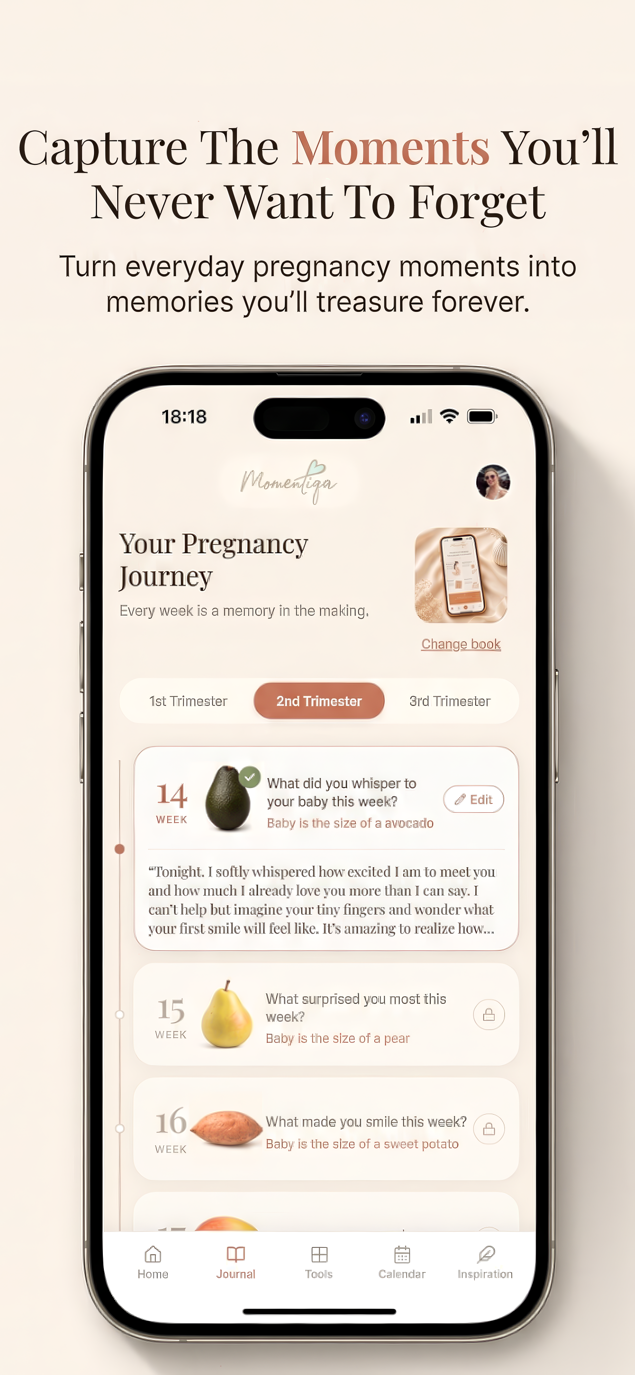 Pregnancy journal memory book